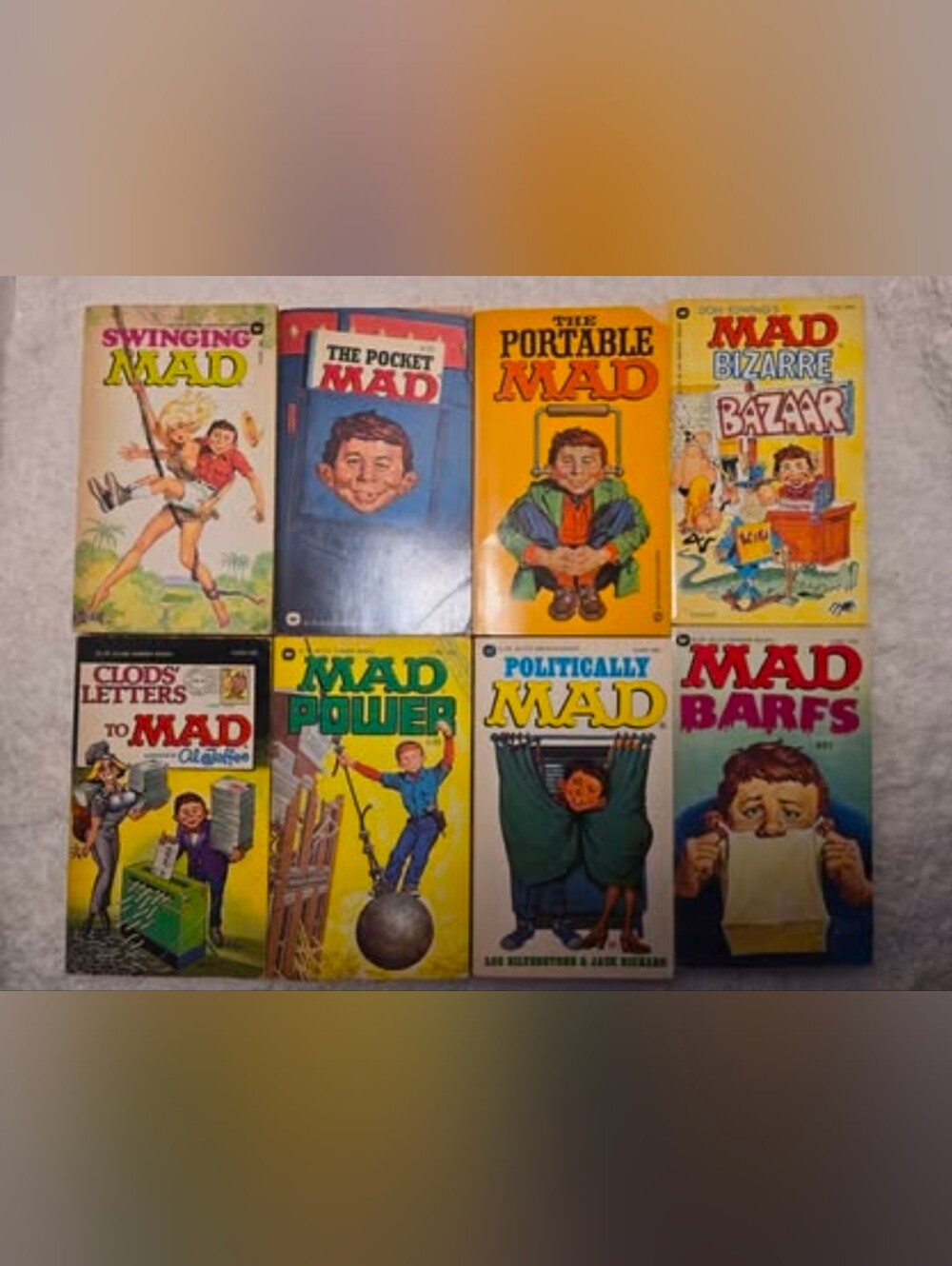 MAD & Mad's Magazine Paperback Books Bundle Lot of 15 Signet Warner 1960-1980's